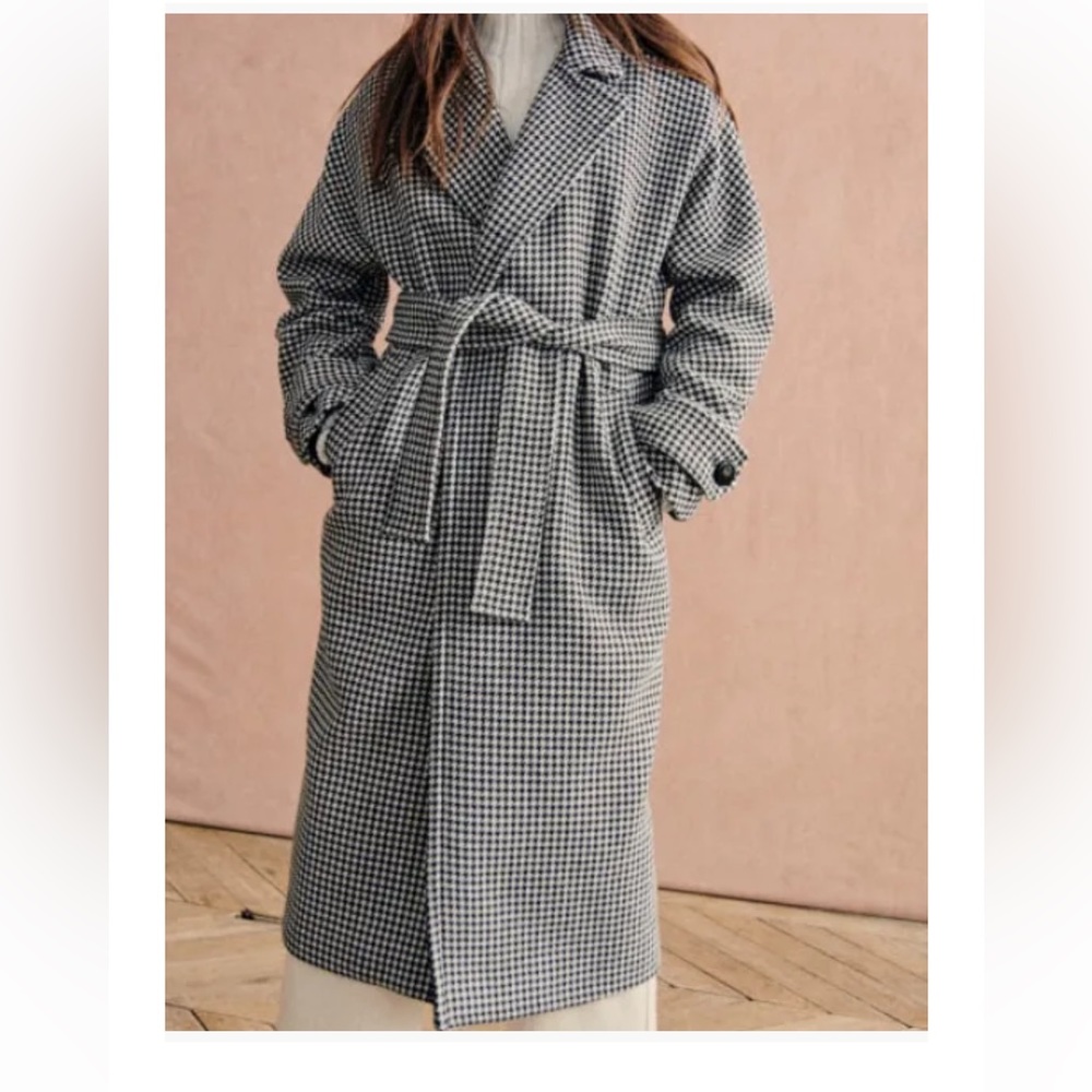 Sezane Marc Coat Sz 38